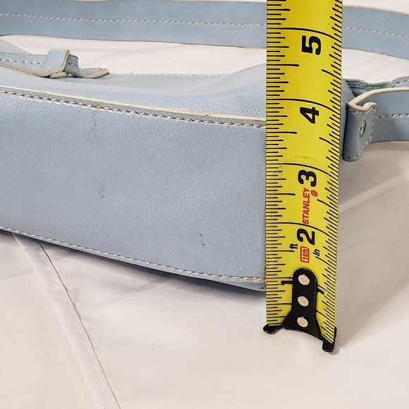 Emilie M. Women's Blue Shoulder Bag - Picture 8 of 11